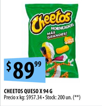 Punto Mayorista Cheetos Queso x 94g oferta