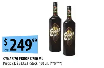 Cynar 70 Proof x 750ml