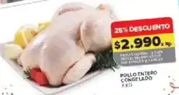 Carrefour Pollo entero congelado oferta