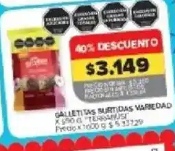 Carrefour Terrabusi galletitas surtidas variedad oferta