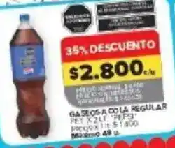 Carrefour Pepsi gaseosa cola regular oferta