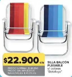 Carrefour Silla balcón plegable oferta