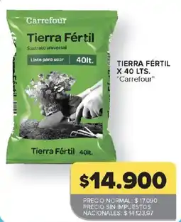 Carrefour Carrefour tierra fertil oferta
