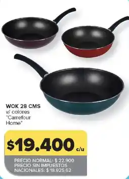 Carrefour Carrefour Home wok 28 cms oferta
