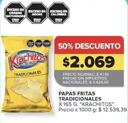 Carrefour Krachitos papas fritas tradicionales oferta