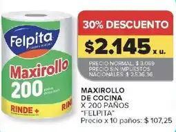 Carrefour Felpita maxirrollo oferta