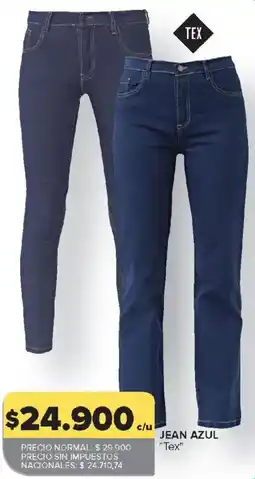 Carrefour Tex jean azul oferta