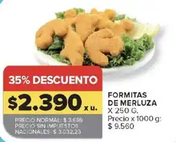 Carrefour Formitas de merluza oferta