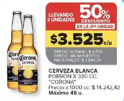 Carrefour Corona cerveza oferta