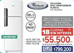 Carrefour Whirlpool heladera oferta