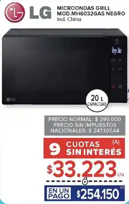 Carrefour Lg microondas grill oferta