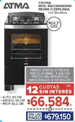Carrefour Atma cocina oferta
