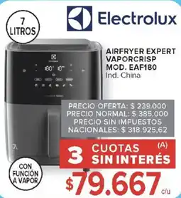 Carrefour Electrolux airfryer expert vaporcrisp oferta