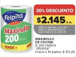 Carrefour Felpita maxirollo oferta