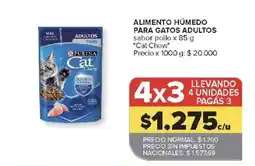 Carrefour Cat Chow alimento húmedo para gatos adultos oferta