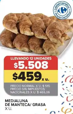 Carrefour Carrefour medialuna de manteca/ grasa oferta