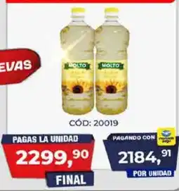 Maxiconsumo molto aceite de girasol oferta
