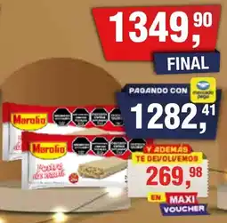 Maxiconsumo Marolio pastas de trigo oferta