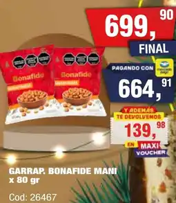 Maxiconsumo Bonafide garrap. mani oferta