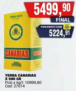 Maxiconsumo Canarias yerba mate oferta
