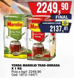 Maxiconsumo Marolio yerba mate tradicional yerba mate dorada oferta