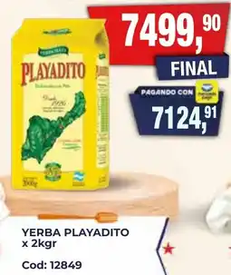 Maxiconsumo Playadito yerba oferta