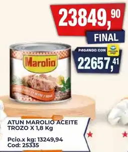 Maxiconsumo Marolio atun aceite trozo oferta
