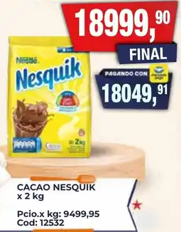 Maxiconsumo Nestlé Nesquik oferta
