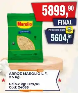 Maxiconsumo Marolio arroz l.f. oferta