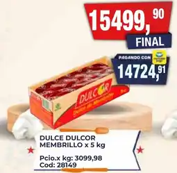Maxiconsumo Dulcor dulce de membrillo oferta
