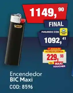 Maxiconsumo Bic encendedor maxi oferta