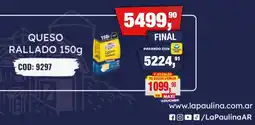 Maxiconsumo Queso rallado oferta
