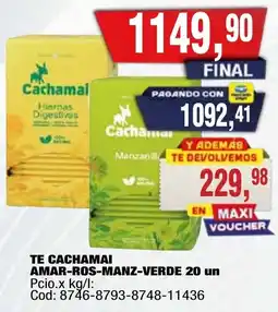 Maxiconsumo Cachamai hierbas digestivas manzanilla oferta