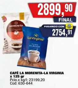 Maxiconsumo La virginia café torrefacto clásico oferta