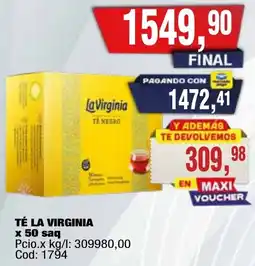 Maxiconsumo La virginia té negro oferta