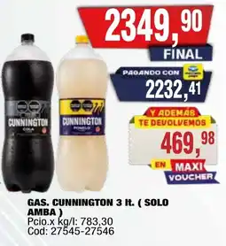 Maxiconsumo Cunnington gas oferta