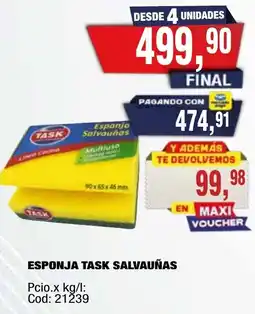 Maxiconsumo Task esponja salvañas oferta