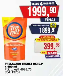 Maxiconsumo Trenet quitamanchas oferta