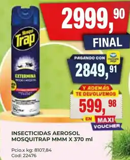 Maxiconsumo Mosquitrap insecticidas aerosol oferta