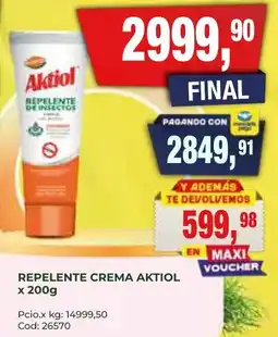 Maxiconsumo Aktiol repelente de insectos oferta
