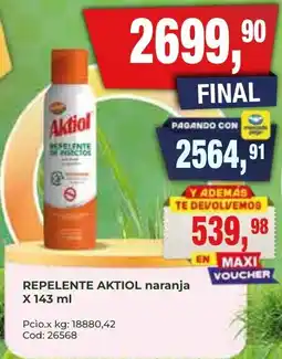 Maxiconsumo Aktiol repelente de insectos oferta