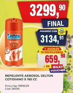 Maxiconsumo Selton repelente aerosol oferta