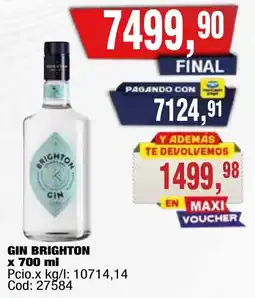Maxiconsumo Brighton gin oferta