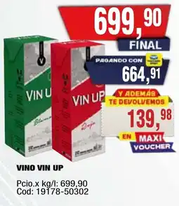 Maxiconsumo Vin up vino oferta