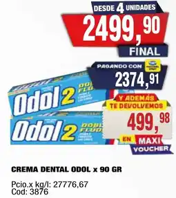 Maxiconsumo Odol crema dental oferta
