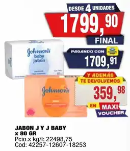 Maxiconsumo Johnson's jabon oferta
