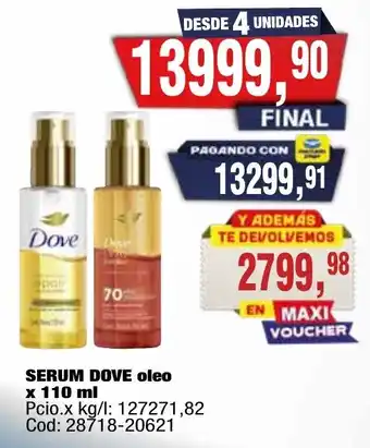 Dove serum oleo