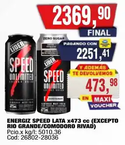 Maxiconsumo Lider speed unlimited oferta