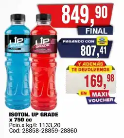 Maxiconsumo Isoton. up grade oferta
