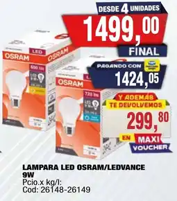 Maxiconsumo Osram lampara led osram/ledvance oferta